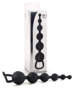 Silicone Butt Beads Black