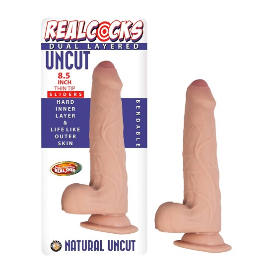 REALCOCKS DUAL LAYERED UNCUT S 8.5" · fotografía 1