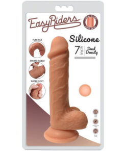 Easy Riders 7 Inch Silicone Dual Density Dildo