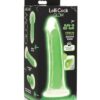 Lollicock 7" Glow-in-the-Dark Silicone Dildo - Green