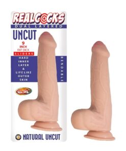 REALCOCKS DUAL LAYERED UNCUT S 9"