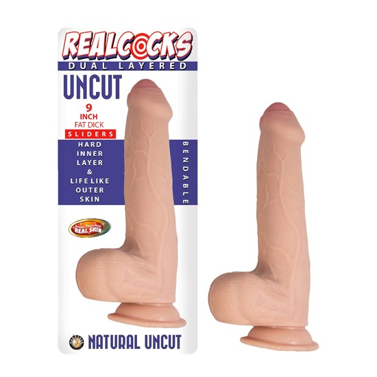 REALCOCKS DUAL LAYERED UNCUT S 9" · fotografía 1