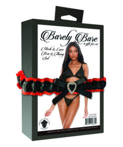 Mesh & Lace Bra & Thong Set