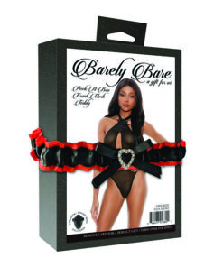 Peek-A-Boo Front Mesh Teddy