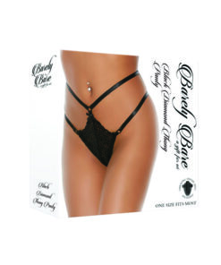 Black Diamond Thong Panty, Bulk