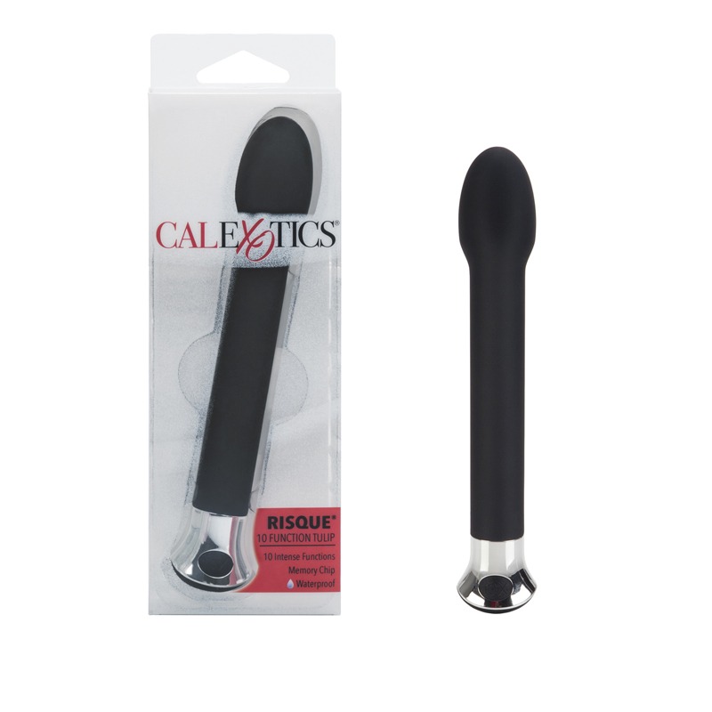 Vibrador tipo Bullet Risque 10 Function Tulip Black CalExotics
