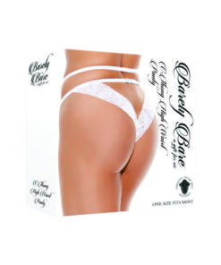 V-Thong High Waist Panty, White