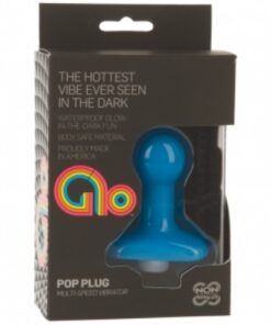 Glo-Vibrating Pop Plug Blue