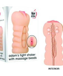 Adam's Tight Stroker With Massage Beads