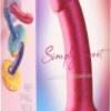 Simply Sweet - Consolador de silicona metálica de 7 pulgadas
