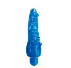 7'' Cock Vibe Plesure Bump Blue