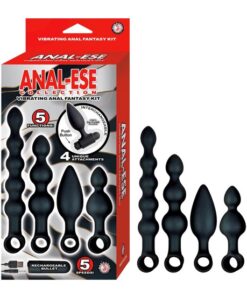 ANAL-ESE COLLECTION VIBRATING ANAL FANTASY KIT-BLACK