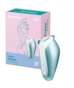 Satisfyer Love Breeze Air Pulse Stimulator-Ice Blue