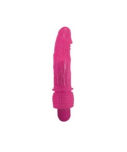 6'' Vibrating Jelly Dong Pink