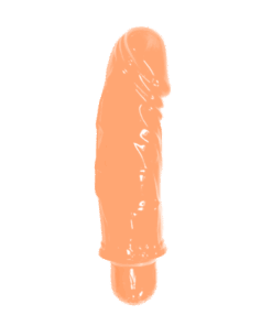 5" Vibrating Jelly Cock Flesh
