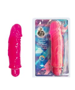 761-PK/WTRPRF 5" VIBRATG JELLY-PINK