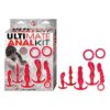 Kit Anal Completo 7 Piezas Ultimate Anal Kit Red Nasstoys