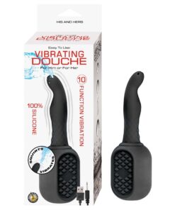 VIBRATING DOUCHE-BLACK