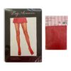 Leg Avenue Nylon Fishnet Tights Red O/S - Red