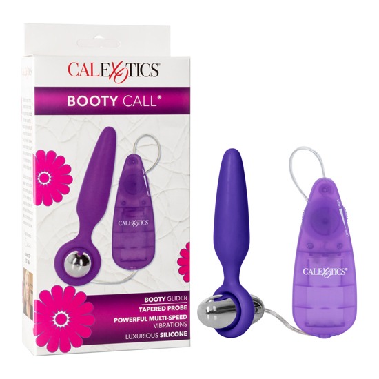 Vibrador Anal Booty Glider Purple Booty Call CalExotics