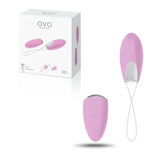 Vibrador para Clítoris con Control Remoto R1 Rosa Chrome OVO