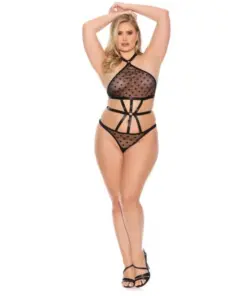 BB-TY-0365-2/STRAPPY HALTER TEDDY PLUS S