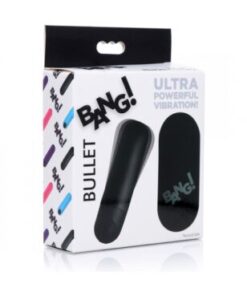 BG Vibrating Bullet w/ Remote Control - Black