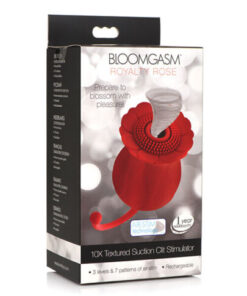 Royalty Rose Textured Suction Clit Stimulator