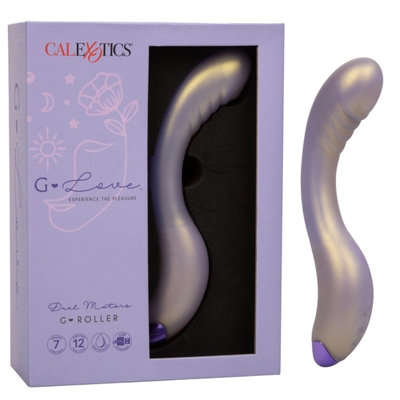 Vibrador de Punto G Rotatorio con Doble Motor G-Love G-Roller CalExotics