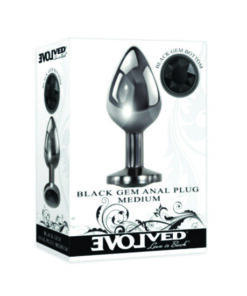 Gem Black Anal Plug Medium