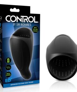 Sir Richard's Control Advanced Silicone Cock Teaser - Black