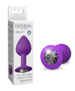 Fantasy For Her Her Little Gem Medium Plug - Purple