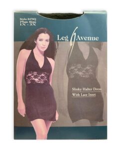 Leg Avenue 8478 PLUS SIZE - NEGRO