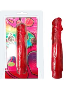 572-RD/7 1/2' VIBRATING JELLY - RED
