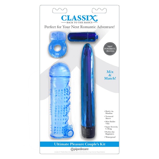 Classix Ultimate Pleasure Couples Kit - Blue · fotografía 1