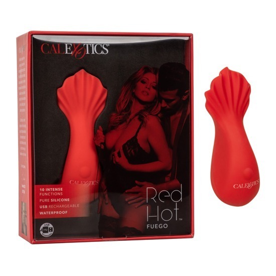 Vibrador Masajeador de Clítoris Ergonómico Red Hot Fuego CalExotics