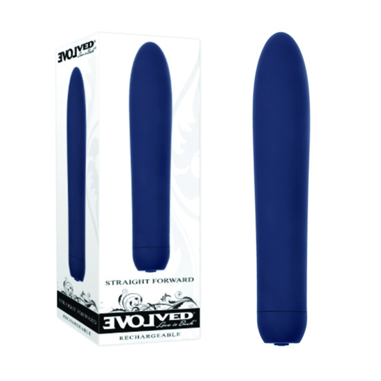 Vibrador tipo Bullet Straight Forward Navy Evolved