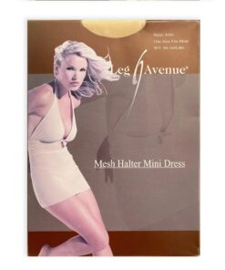 Leg Avenue 8101 O/S - MINI VESTIDO NUDE