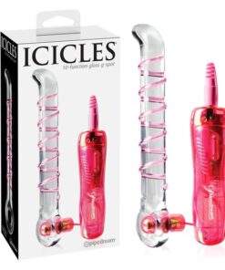 Icicles No. 4 - Clear/Pink