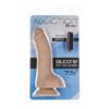 ADDICTION 100% SILICONE TOY COLLECTION - BRAD - 7.5 BEIGE