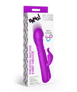 BG Thrusting Silicone Rabbit Vibrator