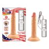 All American Mini Whoppers Vibrating 5'' Straight Dong Flesh