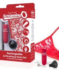 My Secret Screaming O Charged Remote Control Panty Vibe Red