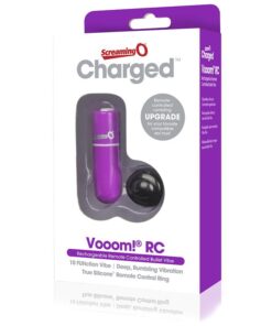 Charged Vooom Remote Control Mini Vibe Purple