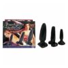 LIQUORICE DIP BUTT PLUG-BLACK