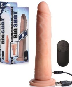 Big Shot 8 Inch Silicone Twirling Dildo