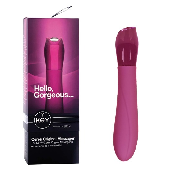 Vibrador Tipo Varita de Mano Ceres Original Raspberry Pink Key