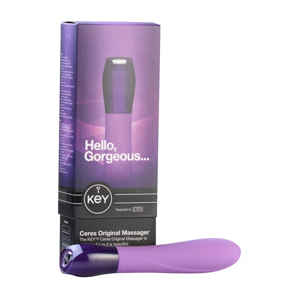 Vibrador Tipo Varita de Mano Ceres Original Purple Key
