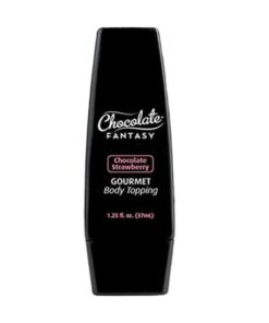 CHOCOLATE FANTASY GOURMET BODY TOPPING - CHOCOLATE & STRAWBERRY