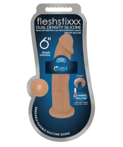 Fleshstixxx 6 Inch Silicone Dildo No Balls Medium